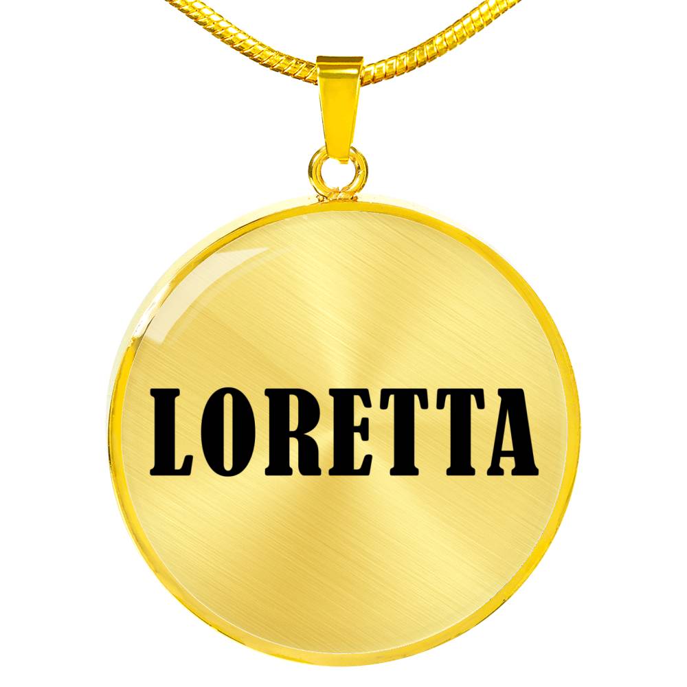 Loretta v01 - 18k Gold Finished Luxury Necklace