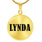 Lynda v01 - 18k Gold Finished Luxury Necklace
