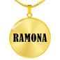 Ramona v01 - 18k Gold Finished Luxury Necklace