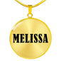 Melissa v01 - 18k Gold Finished Luxury Necklace