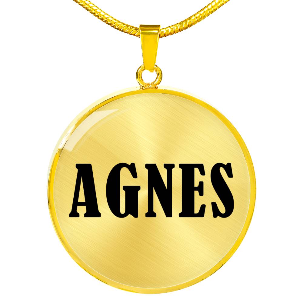 Agnes v01 - 18k Gold Finished Luxury Necklace