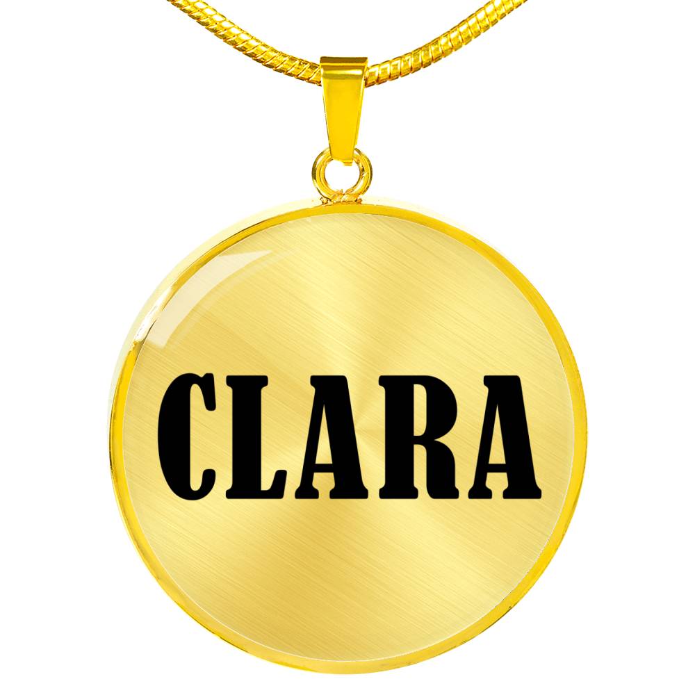 Clara v01 - 18k Gold Finished Luxury Necklace