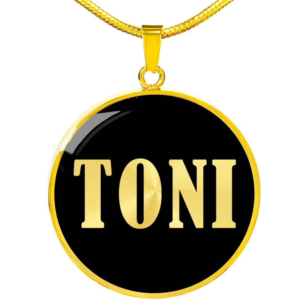 Toni v02 - 18k Gold Finished Luxury Necklace