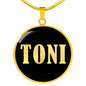 Toni v02 - 18k Gold Finished Luxury Necklace
