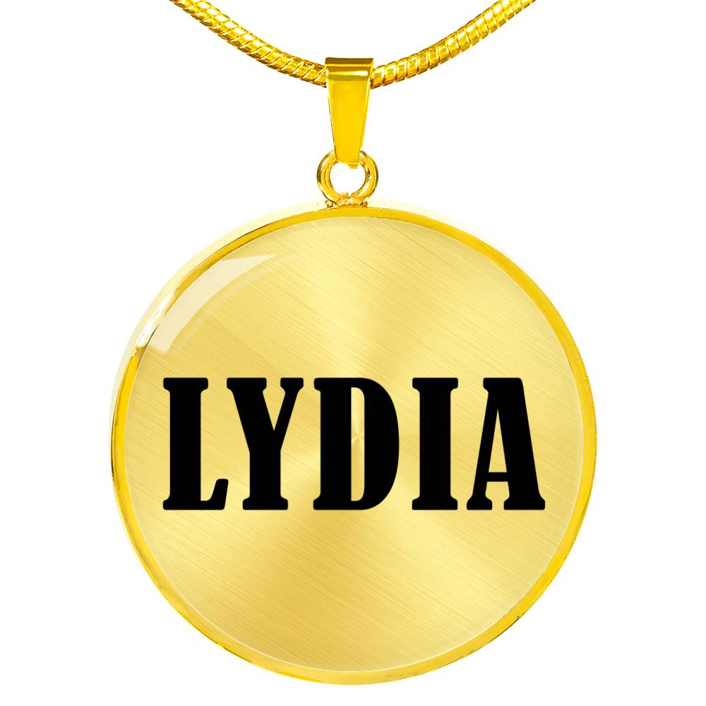 Lydia v01 - 18k Gold Finished Luxury Necklace
