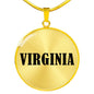 Virginia v01 - 18k Gold Finished Luxury Necklace