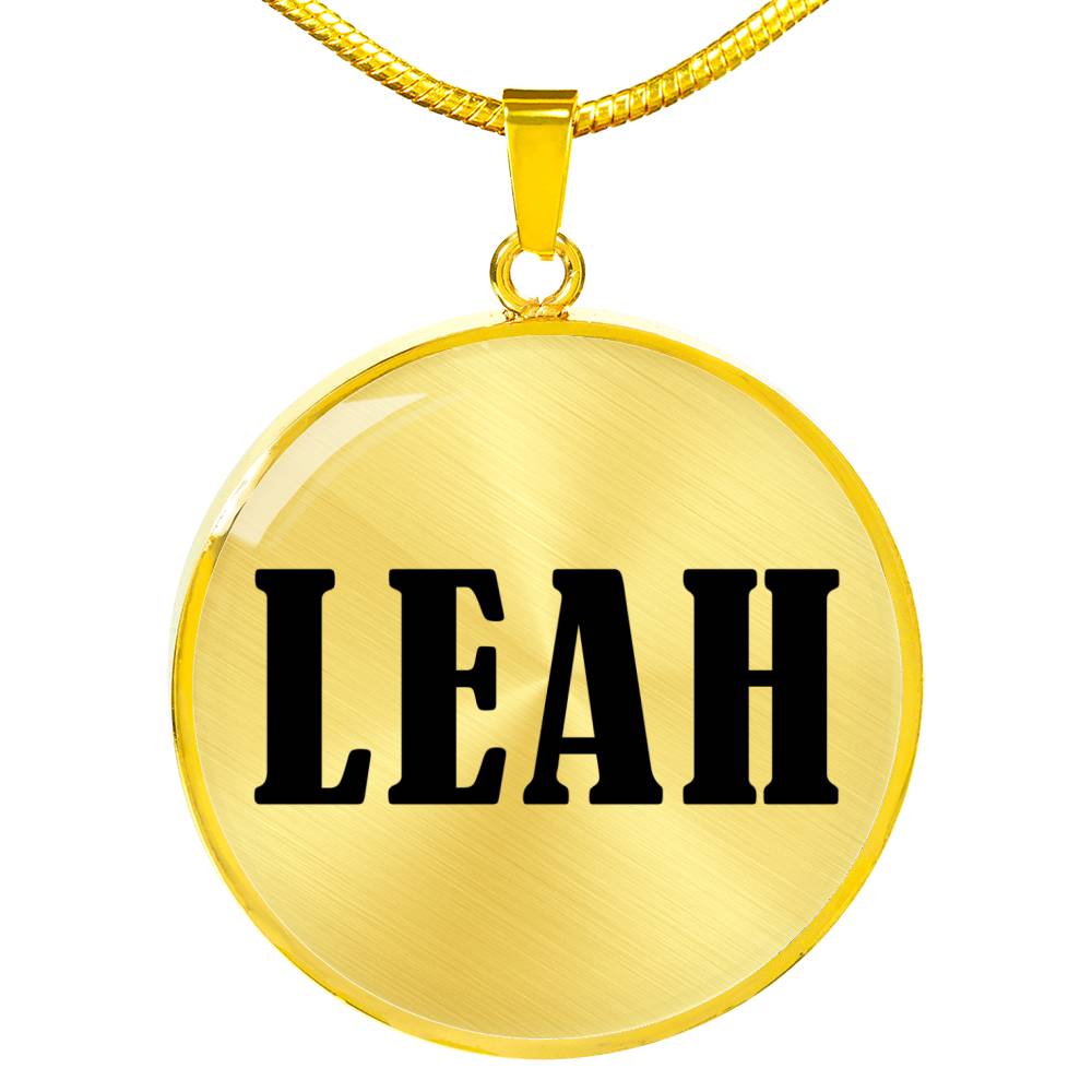 Leah v01 - 18k Gold Finished Luxury Necklace
