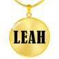Leah v01 - 18k Gold Finished Luxury Necklace