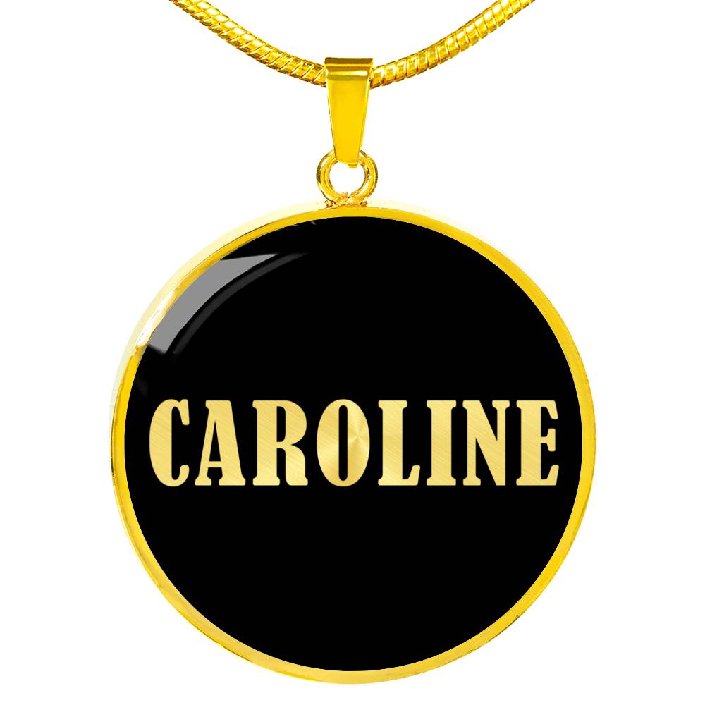 Caroline v02 - 18k Gold Finished Luxury Necklace