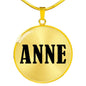 Anne v01 - 18k Gold Finished Luxury Necklace
