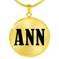 Ann v01 - 18k Gold Finished Luxury Necklace