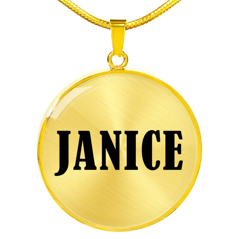Janice v01 - 18k Gold Finished Luxury Necklace