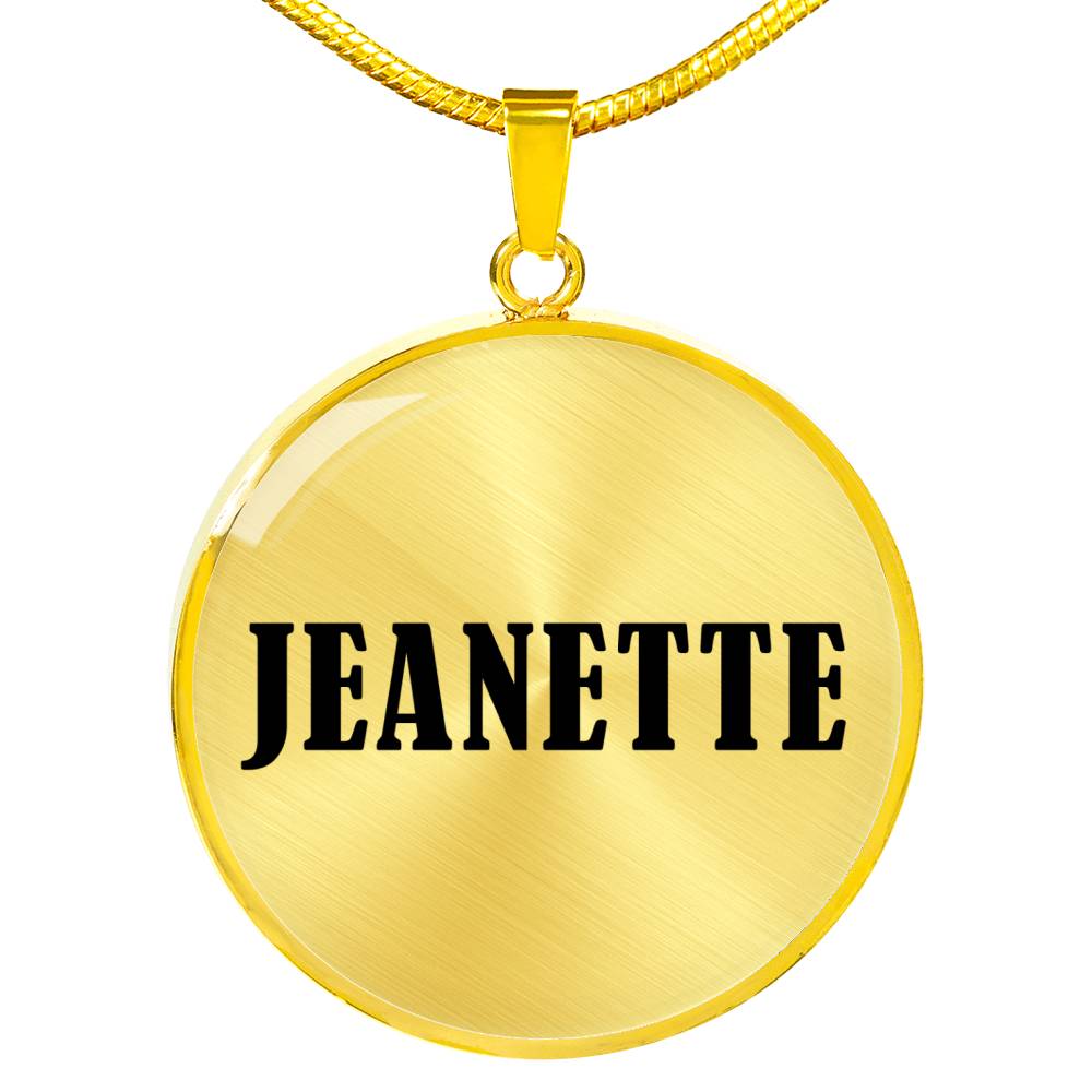 Jeanette v01 - 18k Gold Finished Luxury Necklace