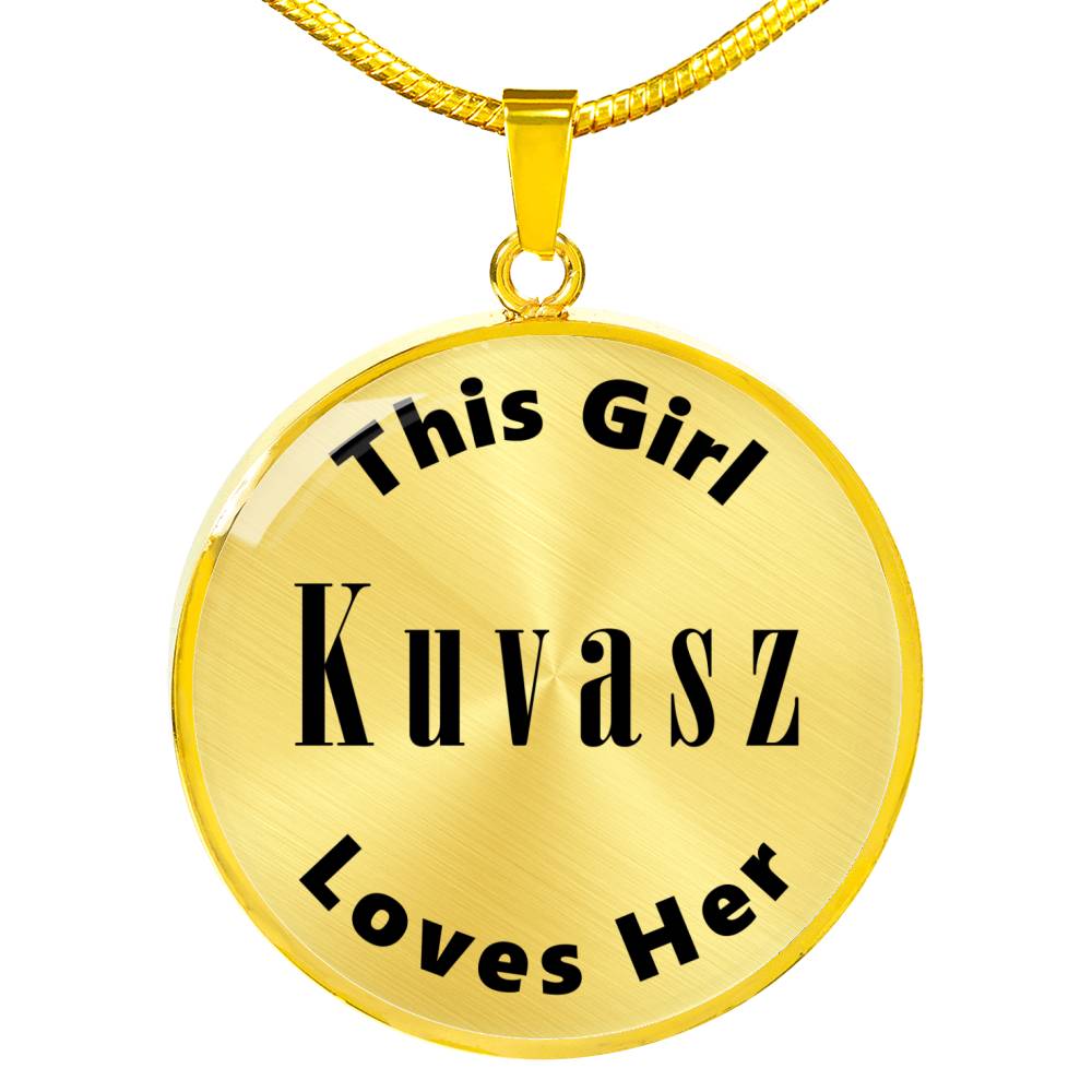 Kuvasz - 18k Gold Finished Luxury Necklace