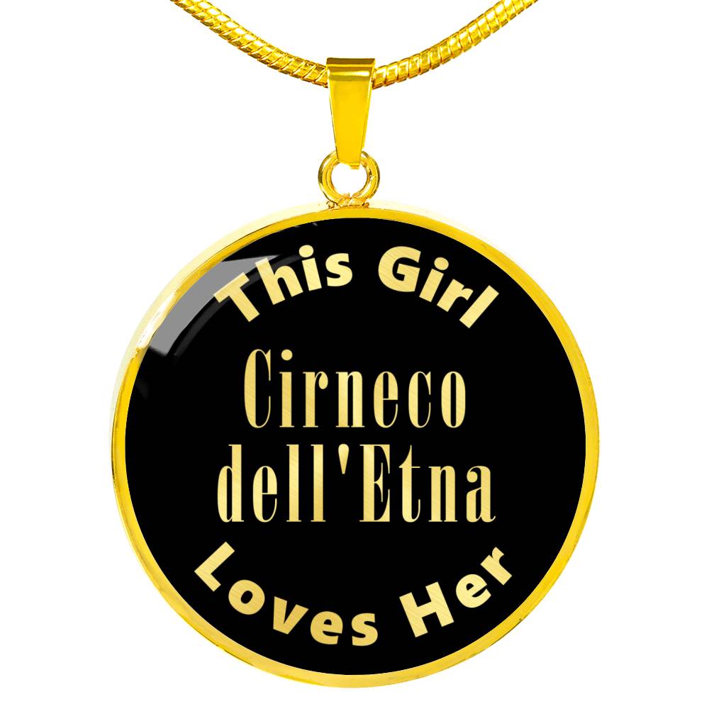 Cirneco dell'Etna v2 - 18k Gold Finished Luxury Necklace