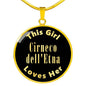 Cirneco dell'Etna v2 - 18k Gold Finished Luxury Necklace