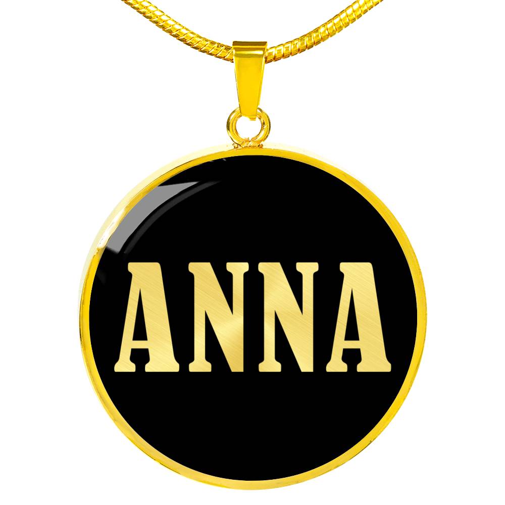 Anna v02 - 18k Gold Finished Luxury Necklace