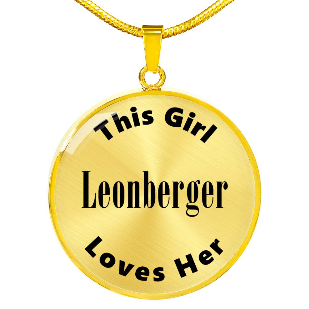 Leonberger - 18k Gold Finished Luxury Necklace