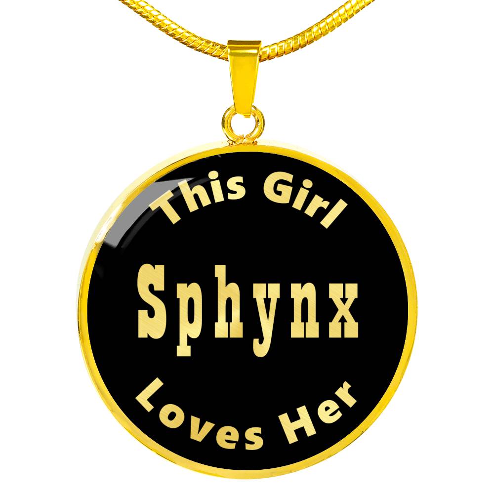 Sphynx - 18k Gold Finished Luxury Necklace