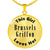 Brussels Griffon - 18k Gold Finished Luxury Necklace