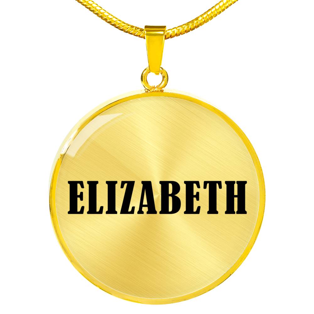 Elizabeth v01 - 18k Gold Finished Luxury Necklace