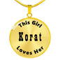 Korat - 18k Gold Finished Luxury Necklace
