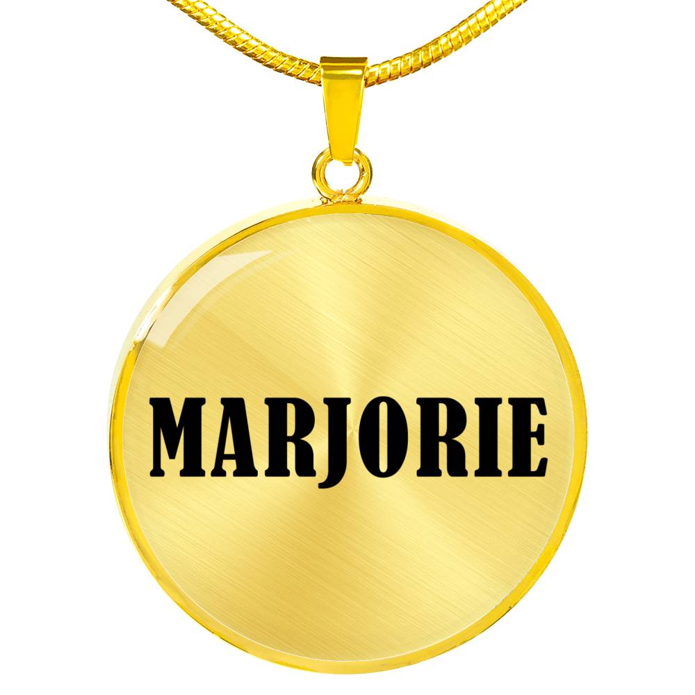 Marjorie v01 - 18k Gold Finished Luxury Necklace