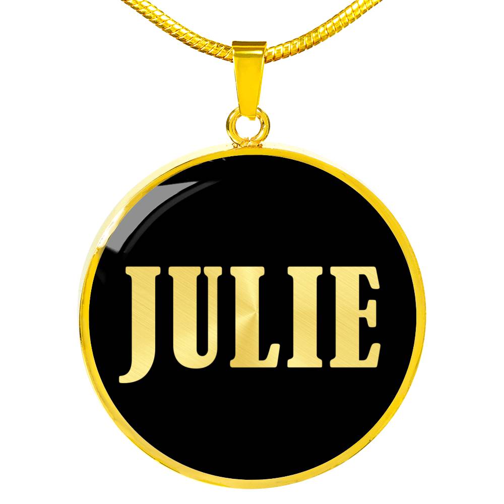 Julie v02 - 18k Gold Finished Luxury Necklace