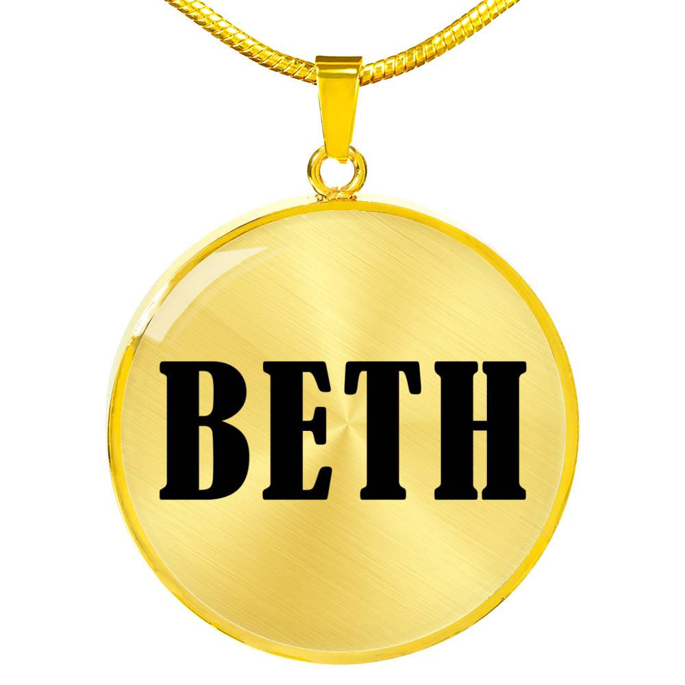 Beth v01 - 18k Gold Finished Luxury Necklace