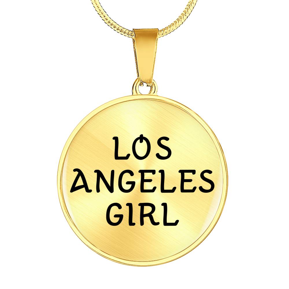 Los Angeles Girl - 18k Gold Finished Luxury Necklace