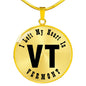 Heart In Vermont v01 - 18k Gold Finished Luxury Necklace