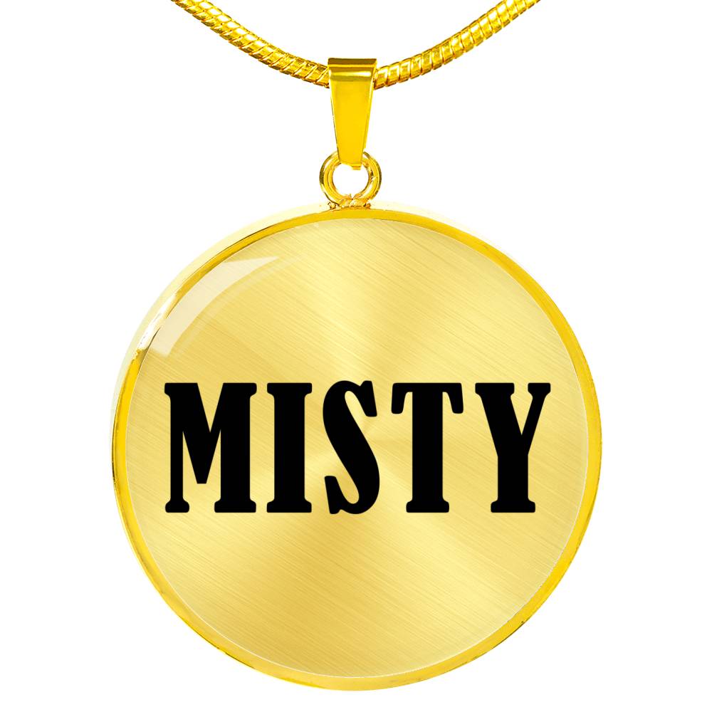 Misty v01 - 18k Gold Finished Luxury Necklace