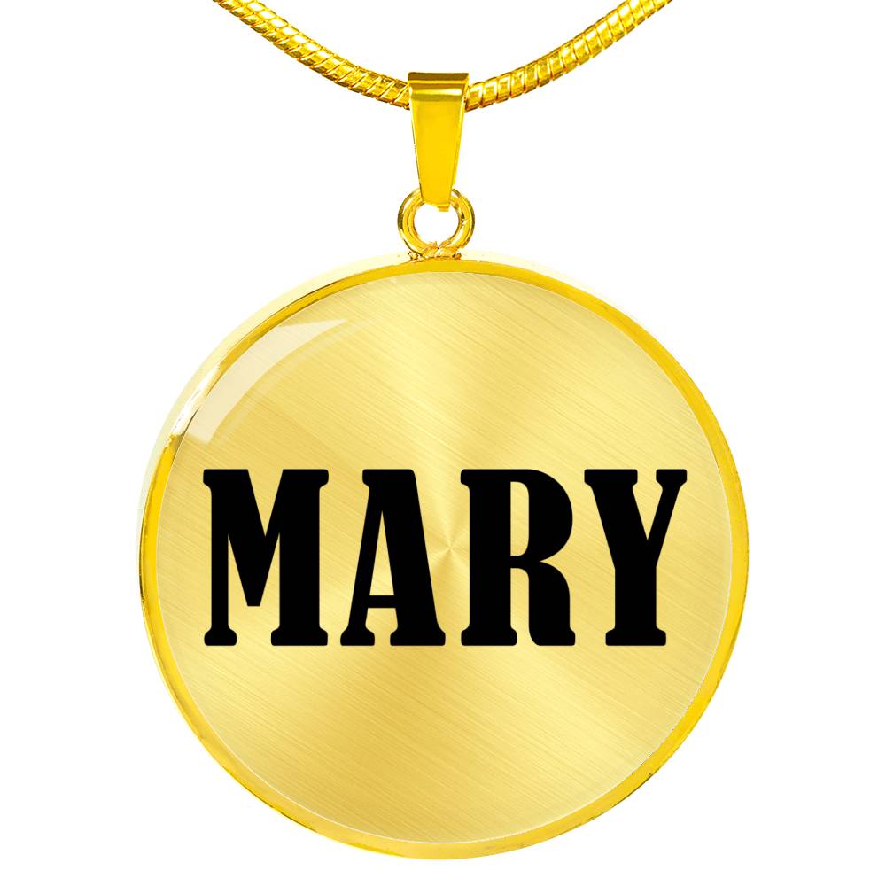 Mary v01 - 18k Gold Finished Luxury Necklace