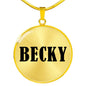 Becky v01 - 18k Gold Finished Luxury Necklace