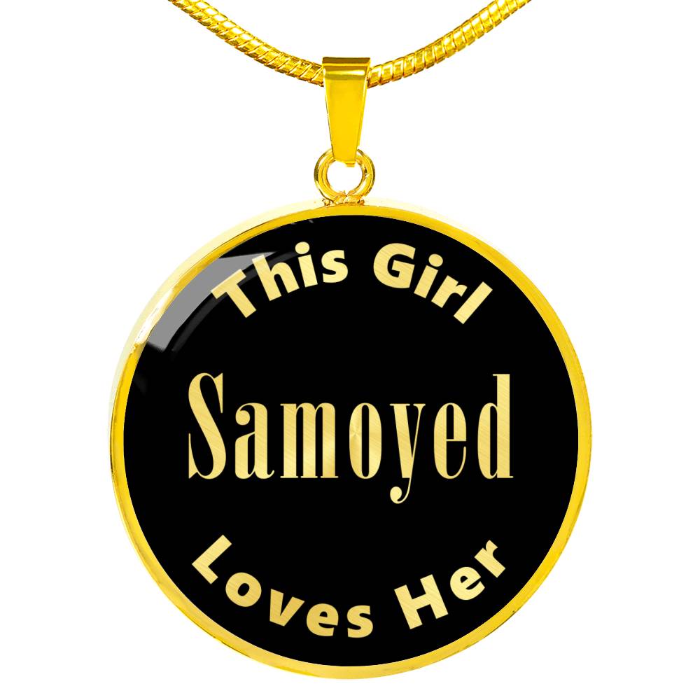 Samoyed v2 - 18k Gold Finished Luxury Necklace