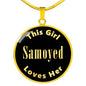 Samoyed v2 - 18k Gold Finished Luxury Necklace