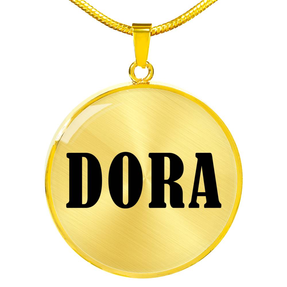 Dora v01 - 18k Gold Finished Luxury Necklace