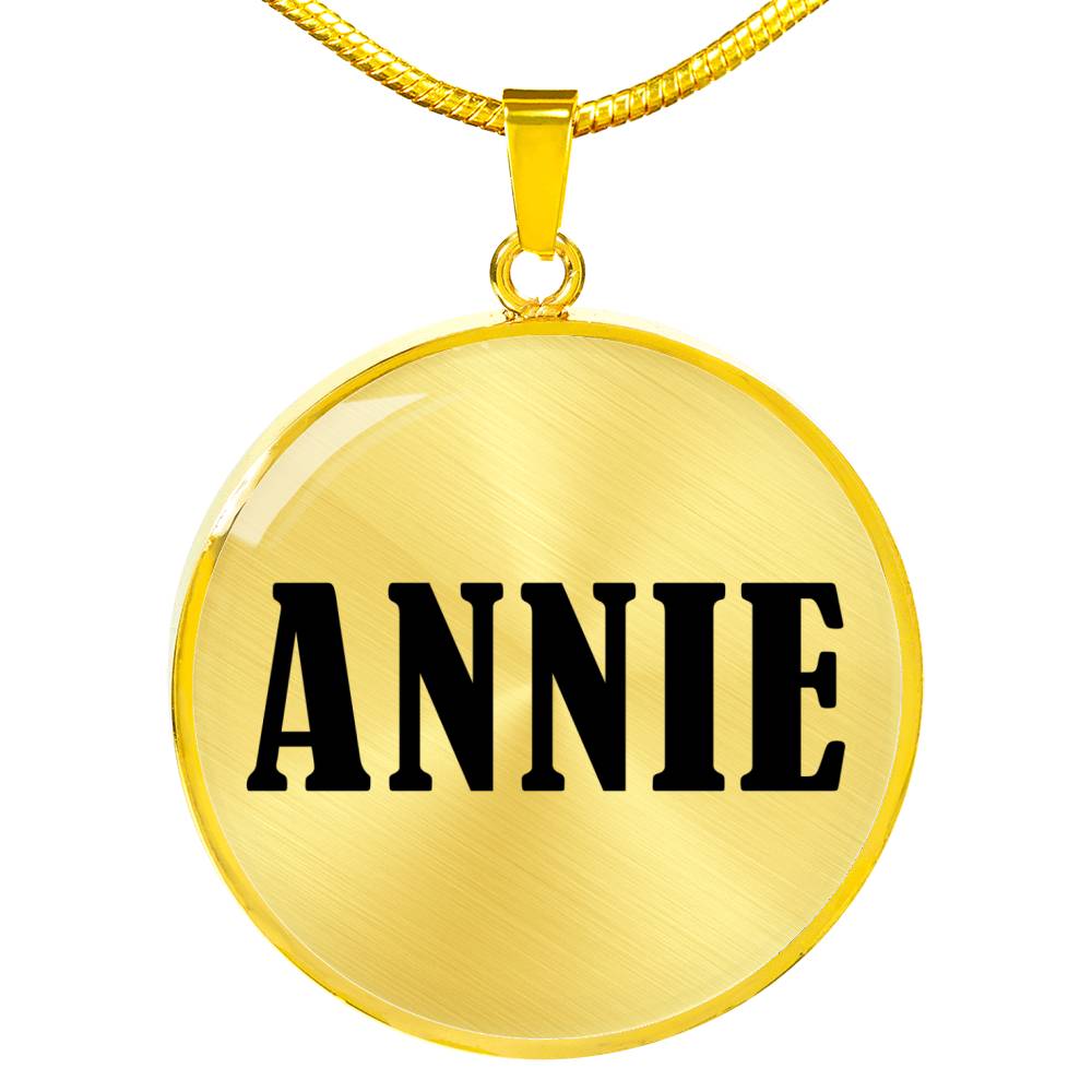 Annie v01 - 18k Gold Finished Luxury Necklace