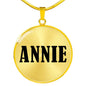 Annie v01 - 18k Gold Finished Luxury Necklace