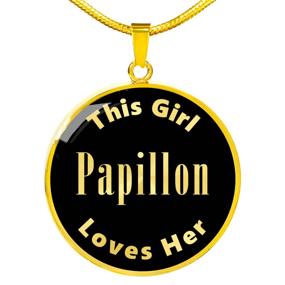 Papillon v2 - 18k Gold Finished Luxury Necklace