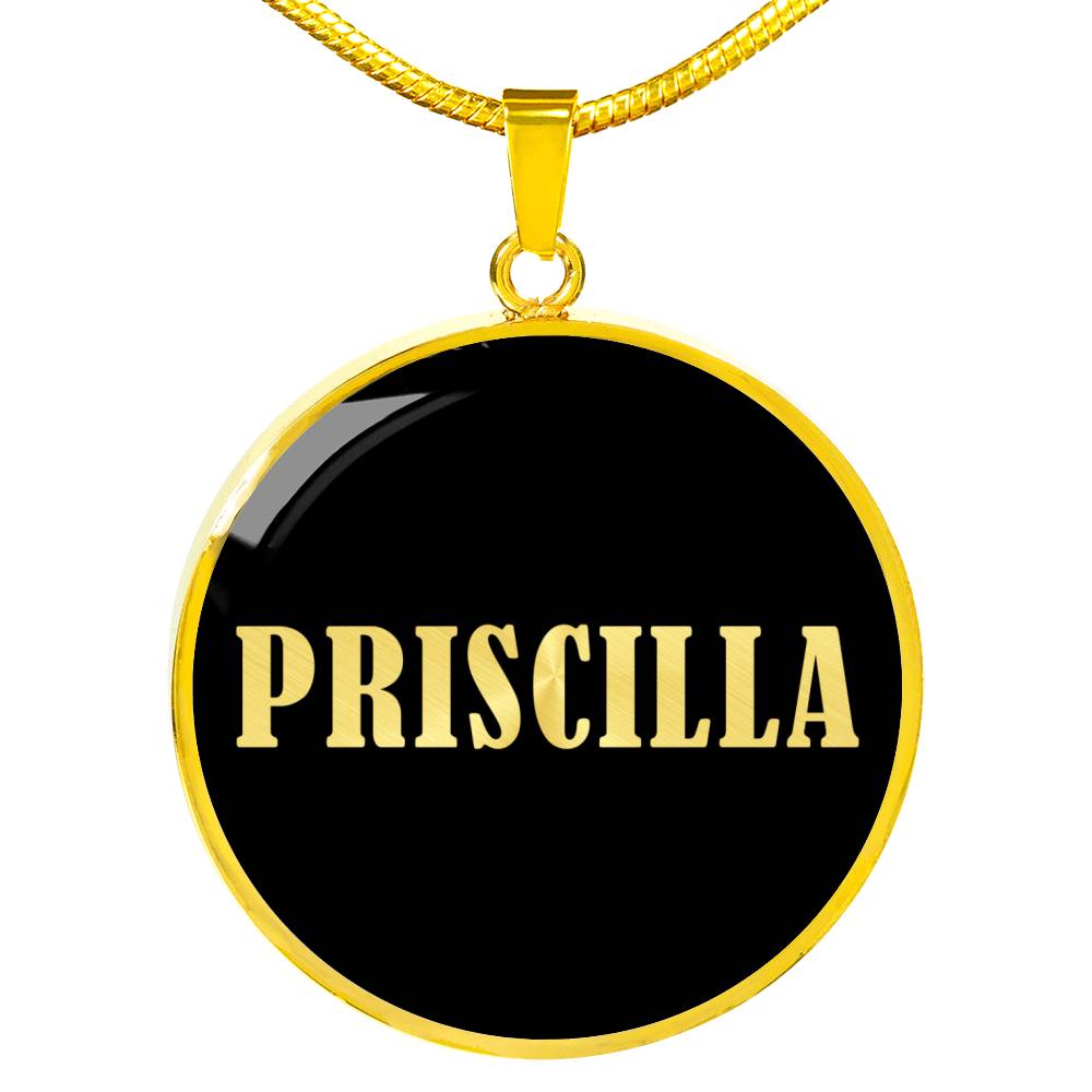 Priscilla v02 - 18k Gold Finished Luxury Necklace