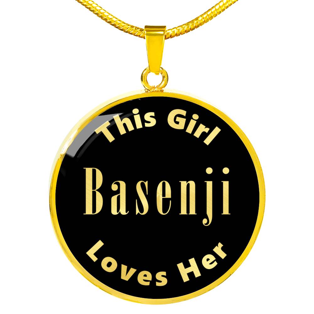 Basenji v2 - 18k Gold Finished Luxury Necklace