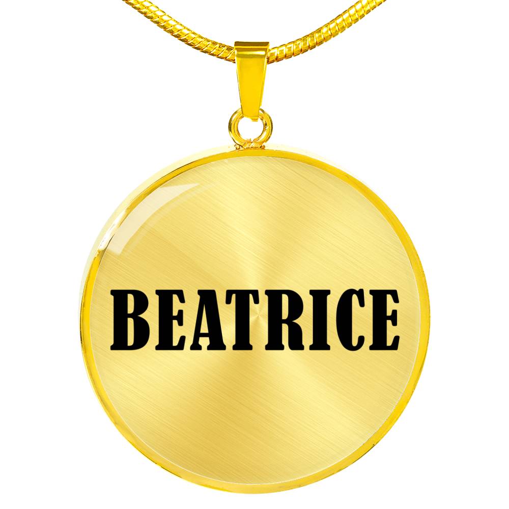 Beatrice v01 - 18k Gold Finished Luxury Necklace