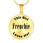 Frenchie - 18k Gold Finished Luxury Necklace