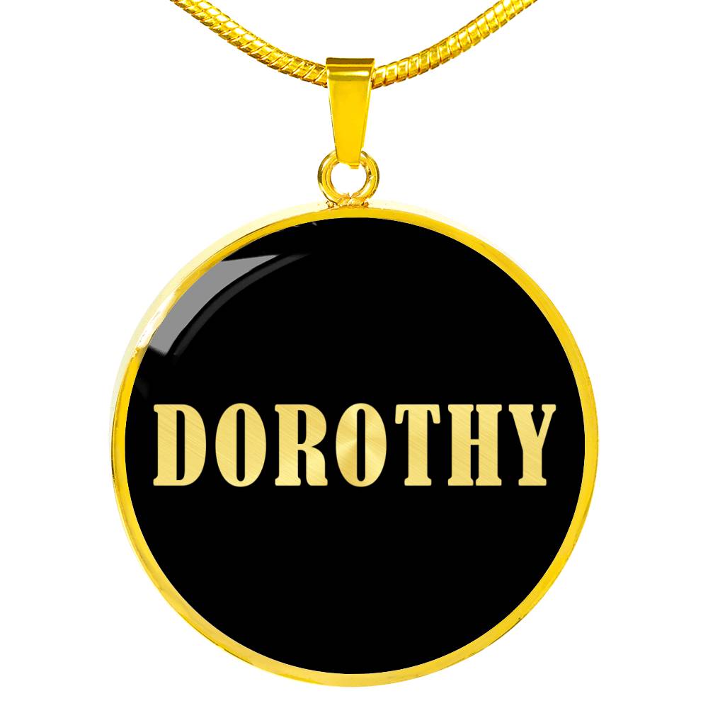 Dorothy v02 - 18k Gold Finished Luxury Necklace
