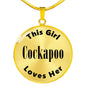 Cockapoo - 18k Gold Finished Luxury Necklace