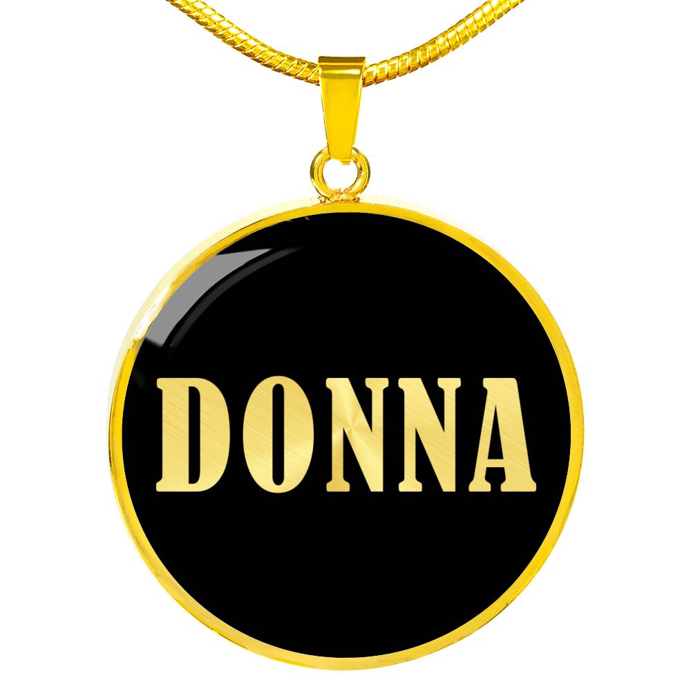 Donna v02 - 18k Gold Finished Luxury Necklace