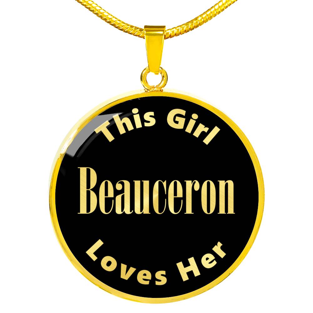 Beauceron v2 - 18k Gold Finished Luxury Necklace