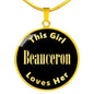 Beauceron v2 - 18k Gold Finished Luxury Necklace