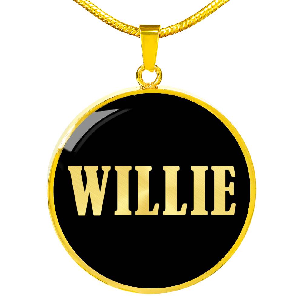 Willie v02 - 18k Gold Finished Luxury Necklace